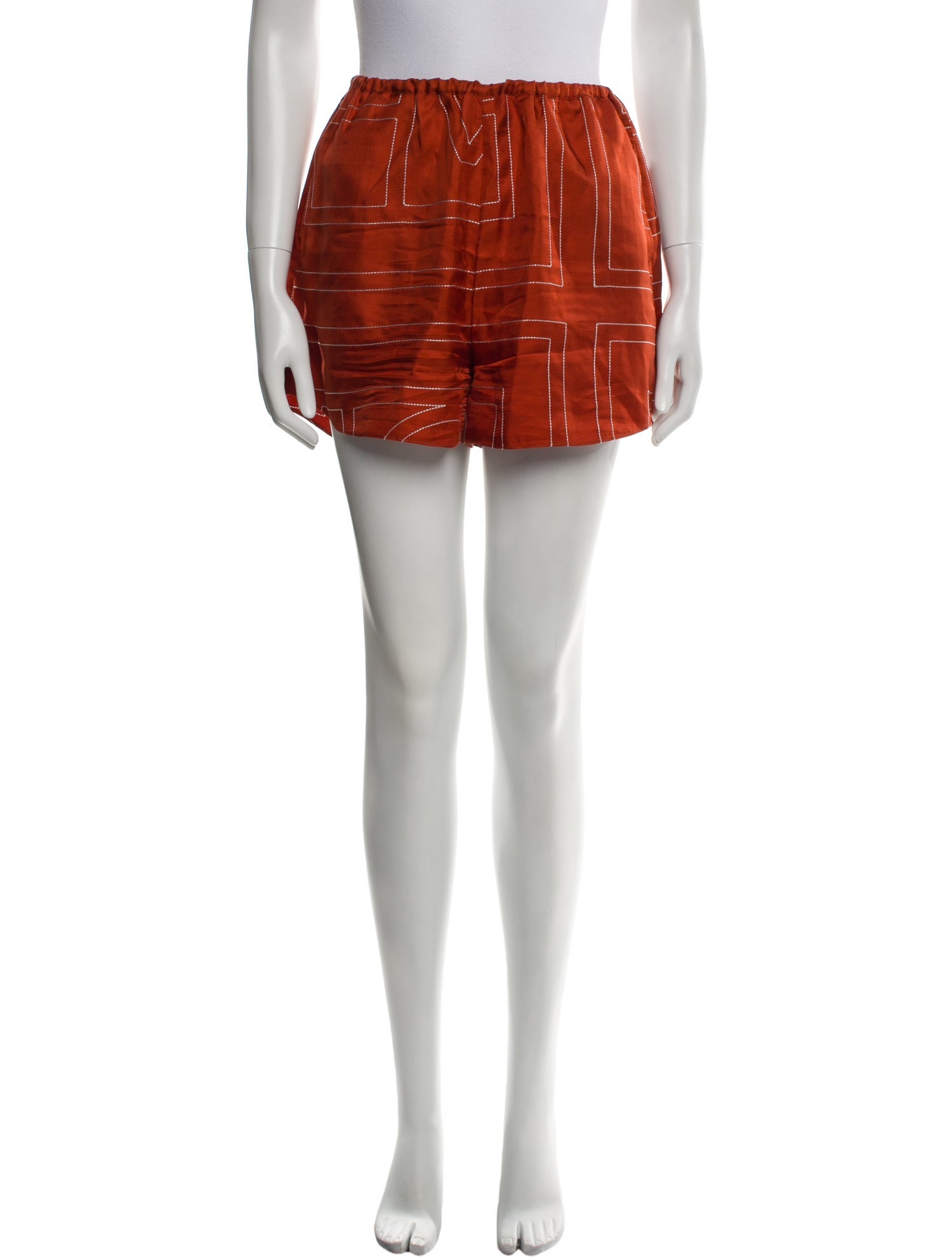 TOTEME Silk Mini Shorts