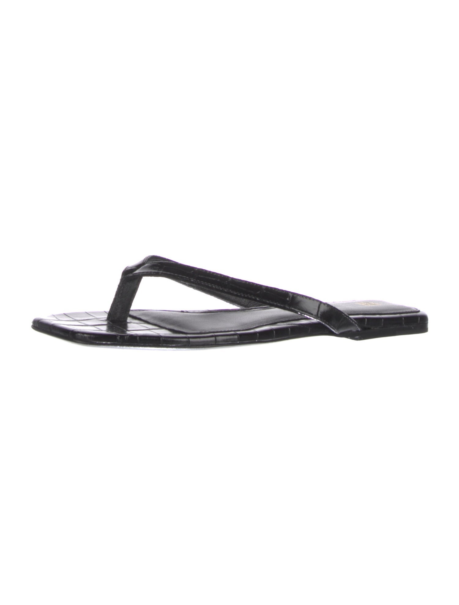TOTEME Leather Flip Flops