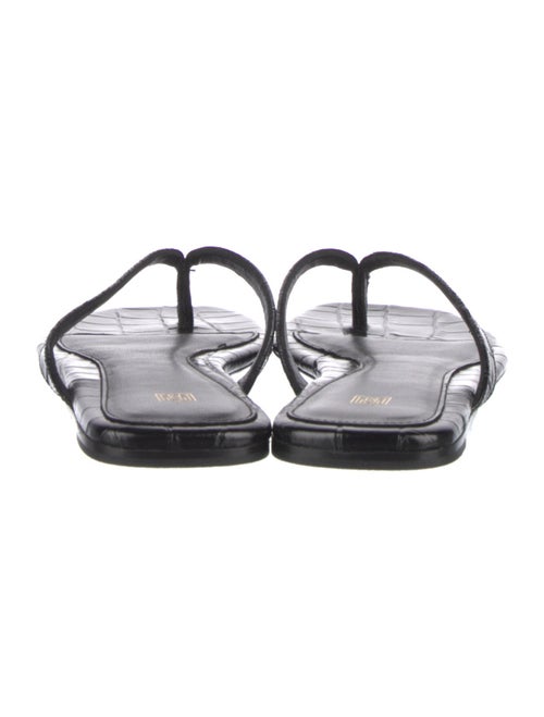 TOTEME Leather Flip Flops