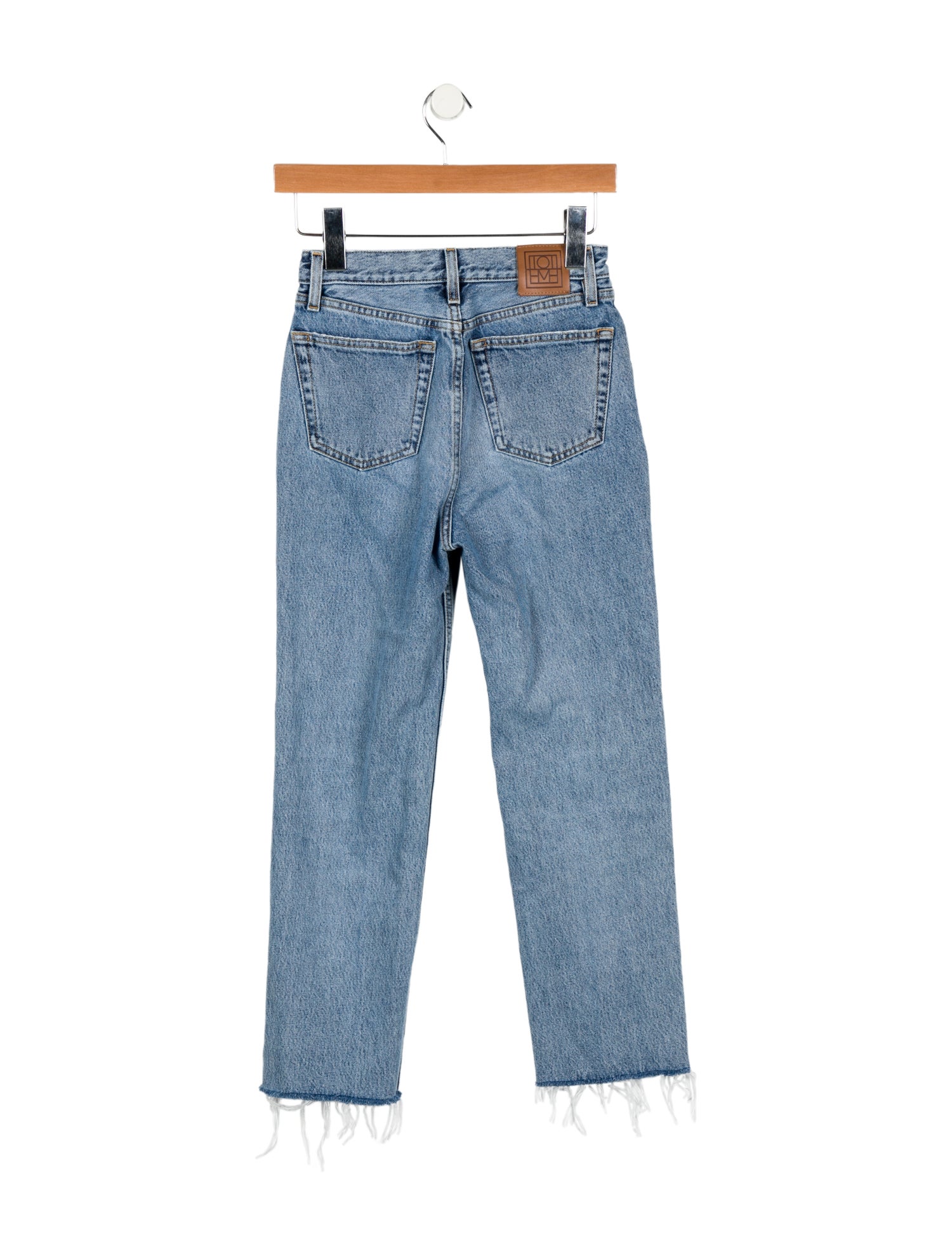 TOTEME High-Rise Straight Leg Jeans