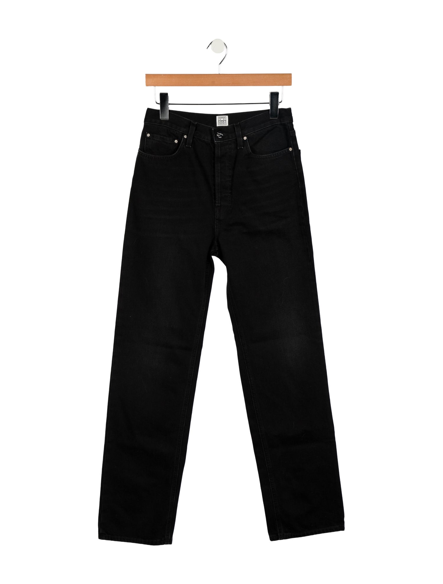 TOTEME High-Rise Straight Leg Jeans