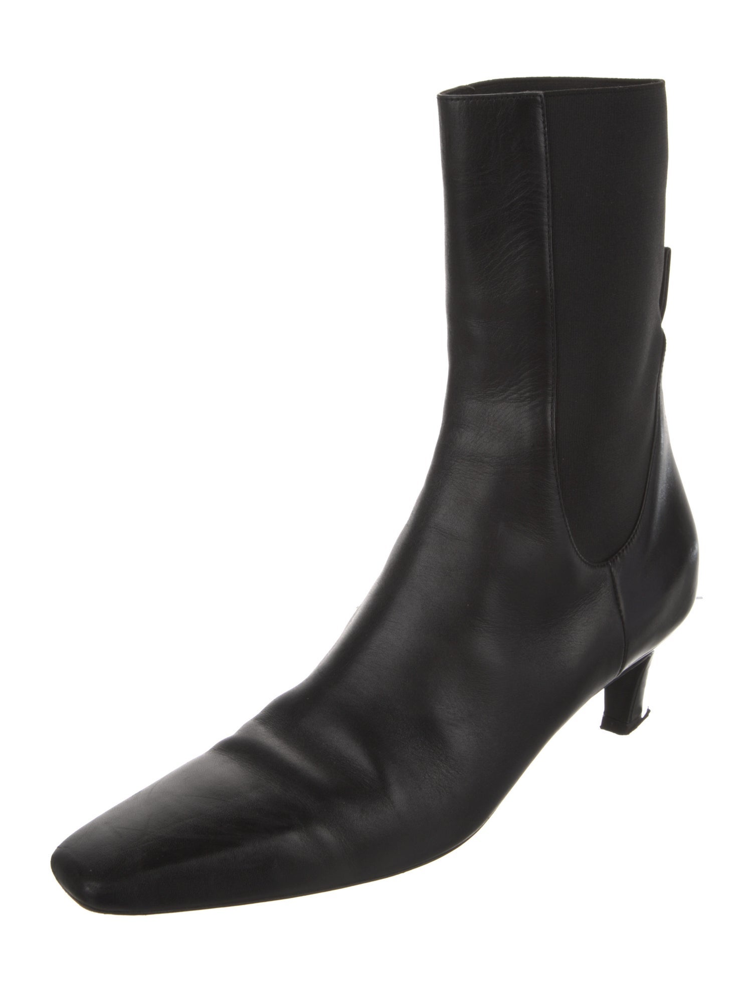TOTEME Leather Sock Boots