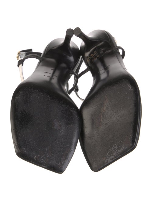 TOTEME Leather T-Strap Sandals