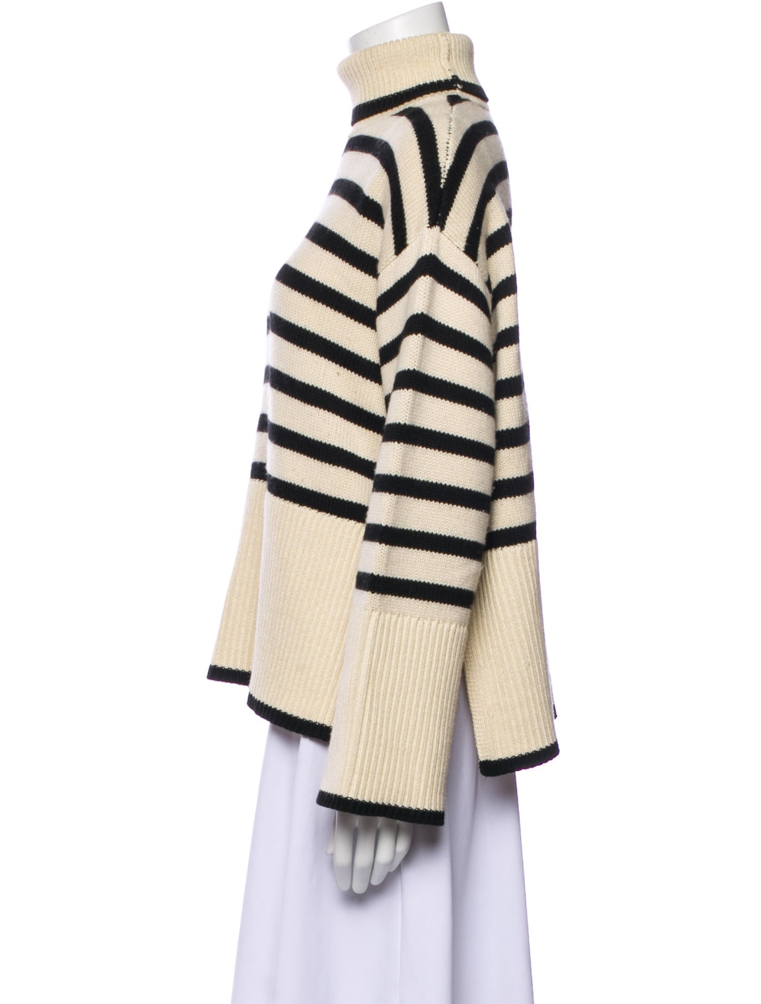 TOTEME Striped Turtleneck Sweater