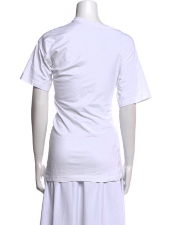 TOTEME Twisted Jersey Crew Neck T-Shirt