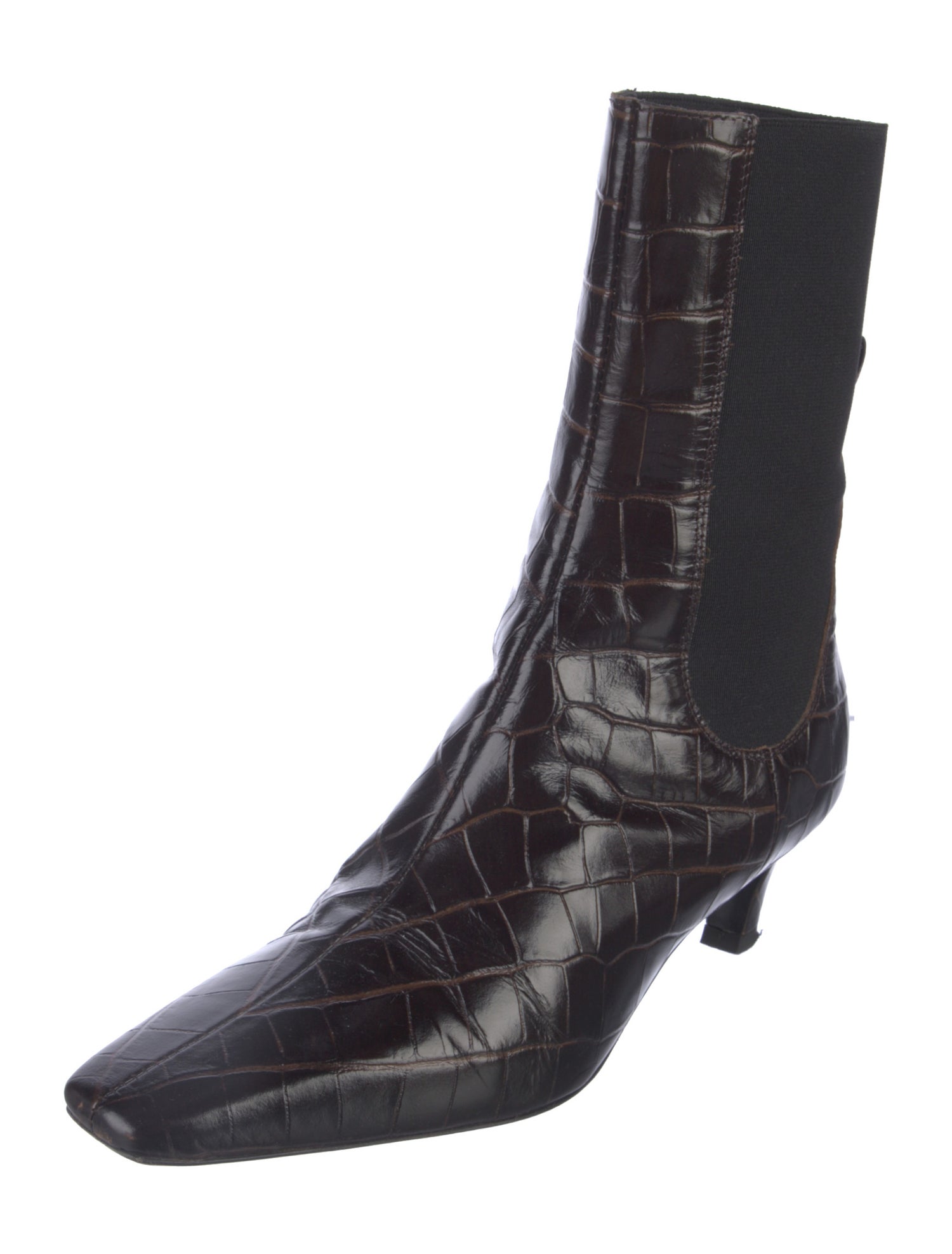TOTEME Leather Sock Boots