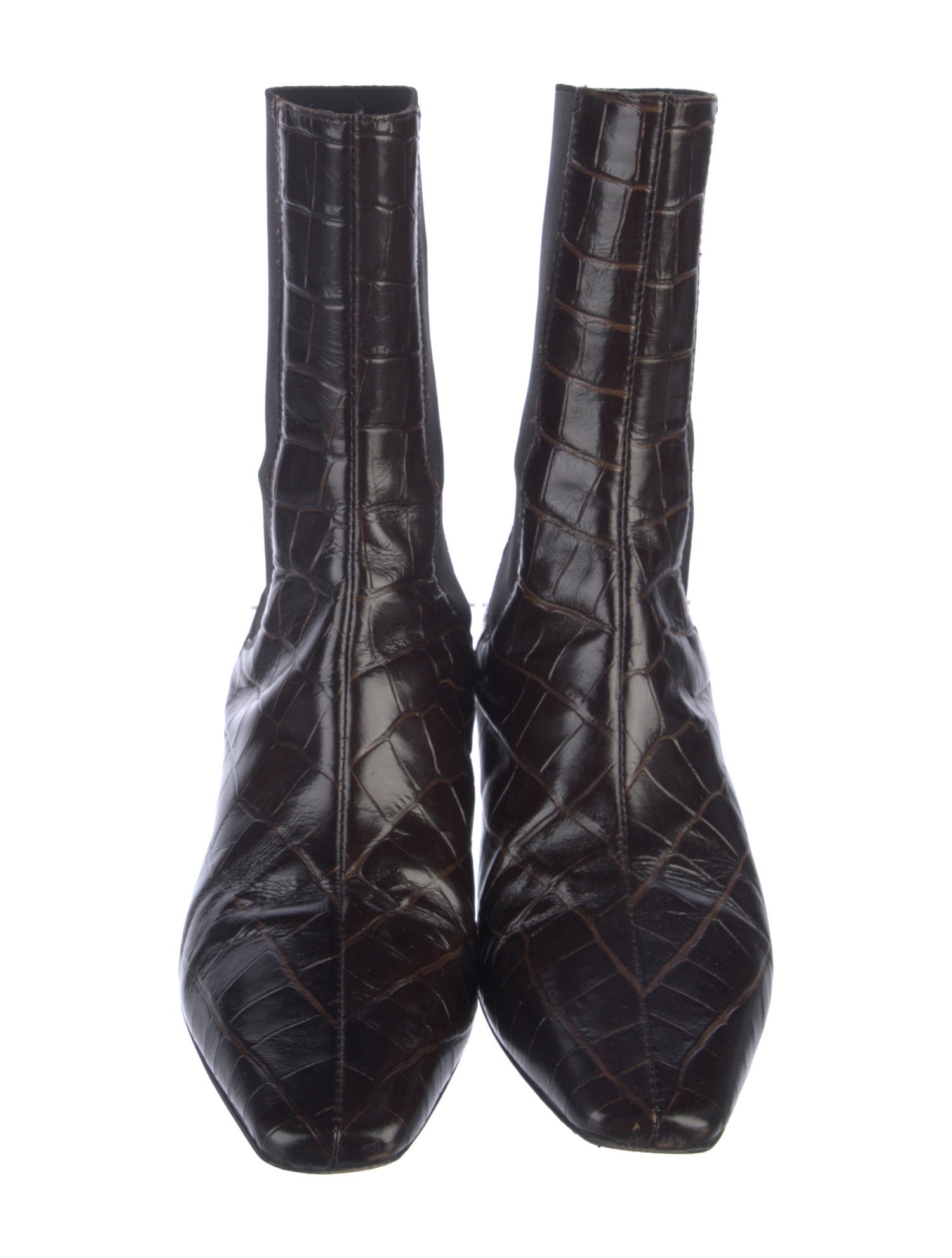 TOTEME Leather Sock Boots