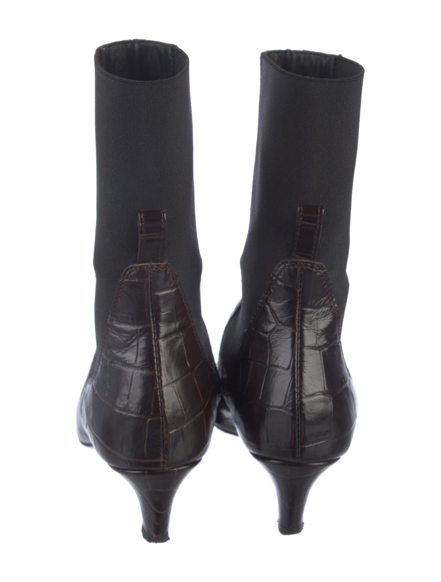 TOTEME Leather Sock Boots