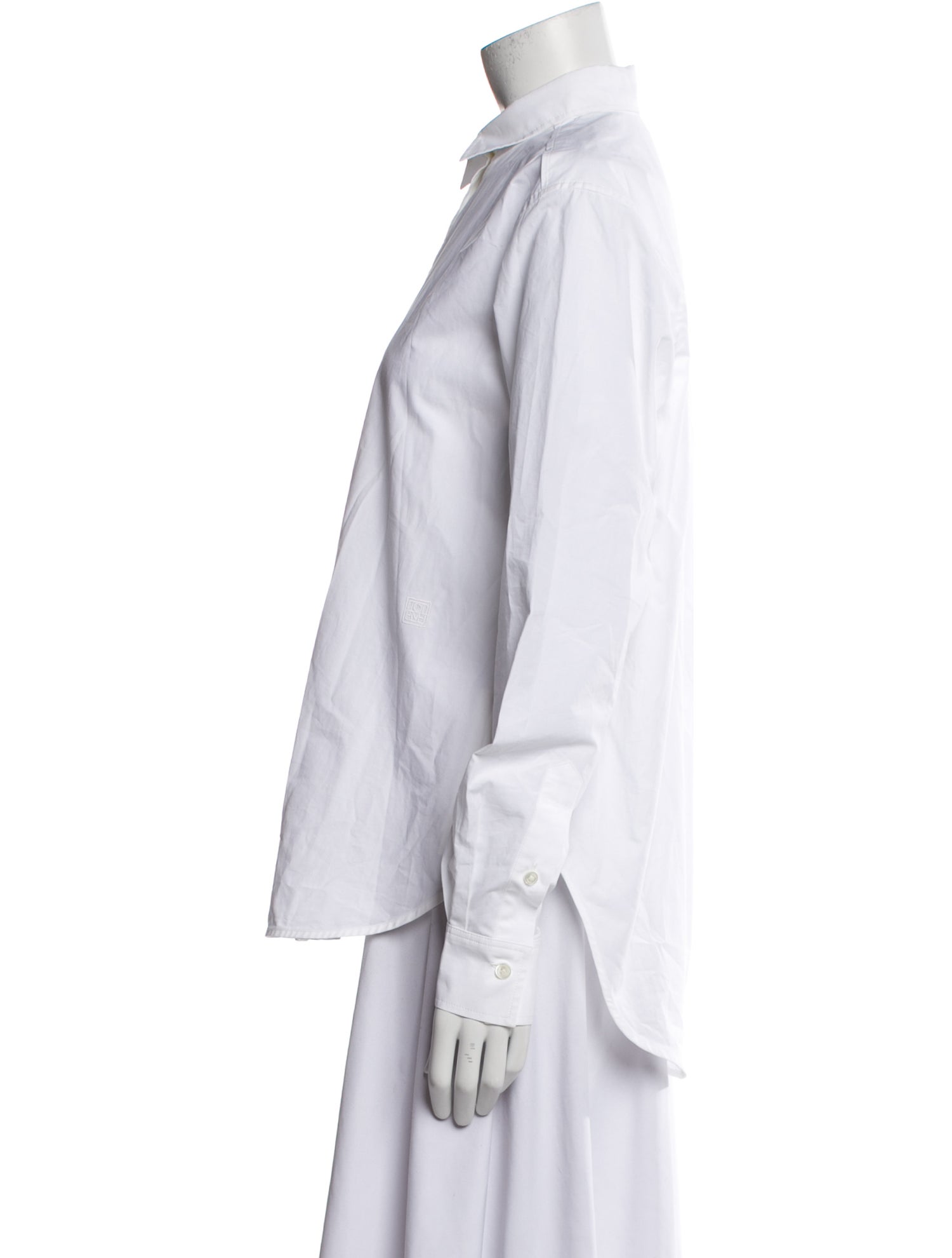 TOTEME Long Sleeve Button-Up Top