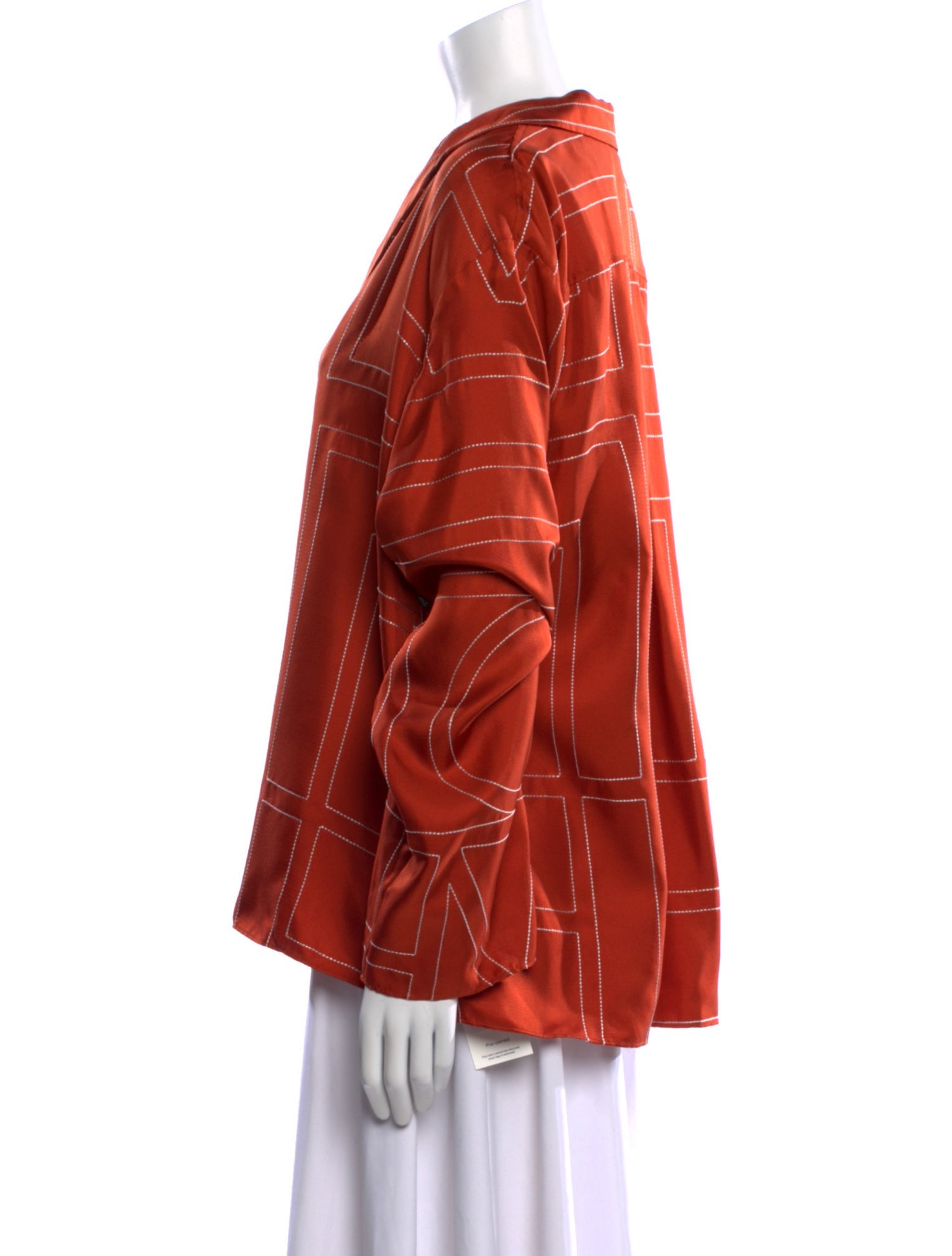 TOTEME 2022 Monogram Button-Up Top