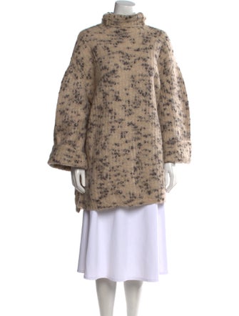 TOTEME Printed Mock Neck Sweater