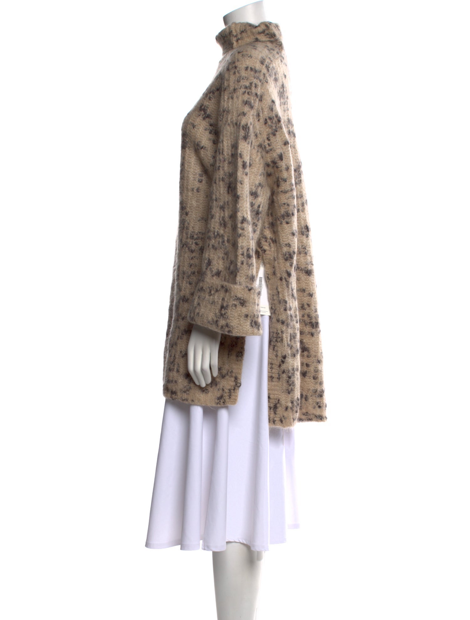 TOTEME Printed Mock Neck Sweater