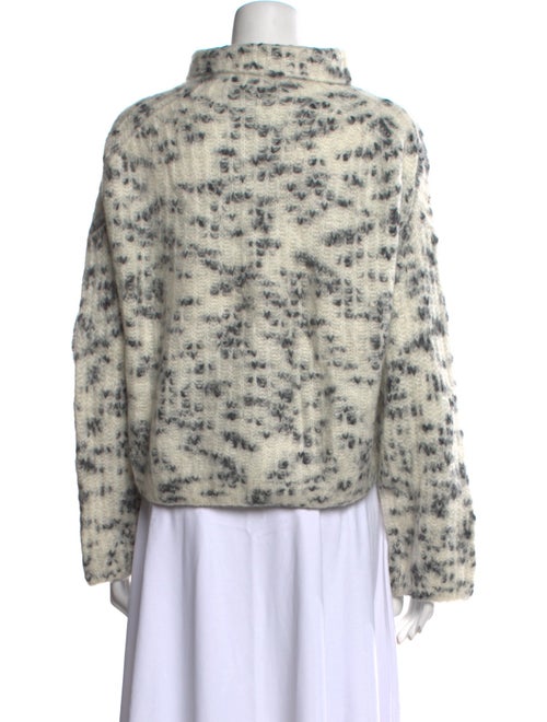TOTEME Printed Mock Neck Sweater