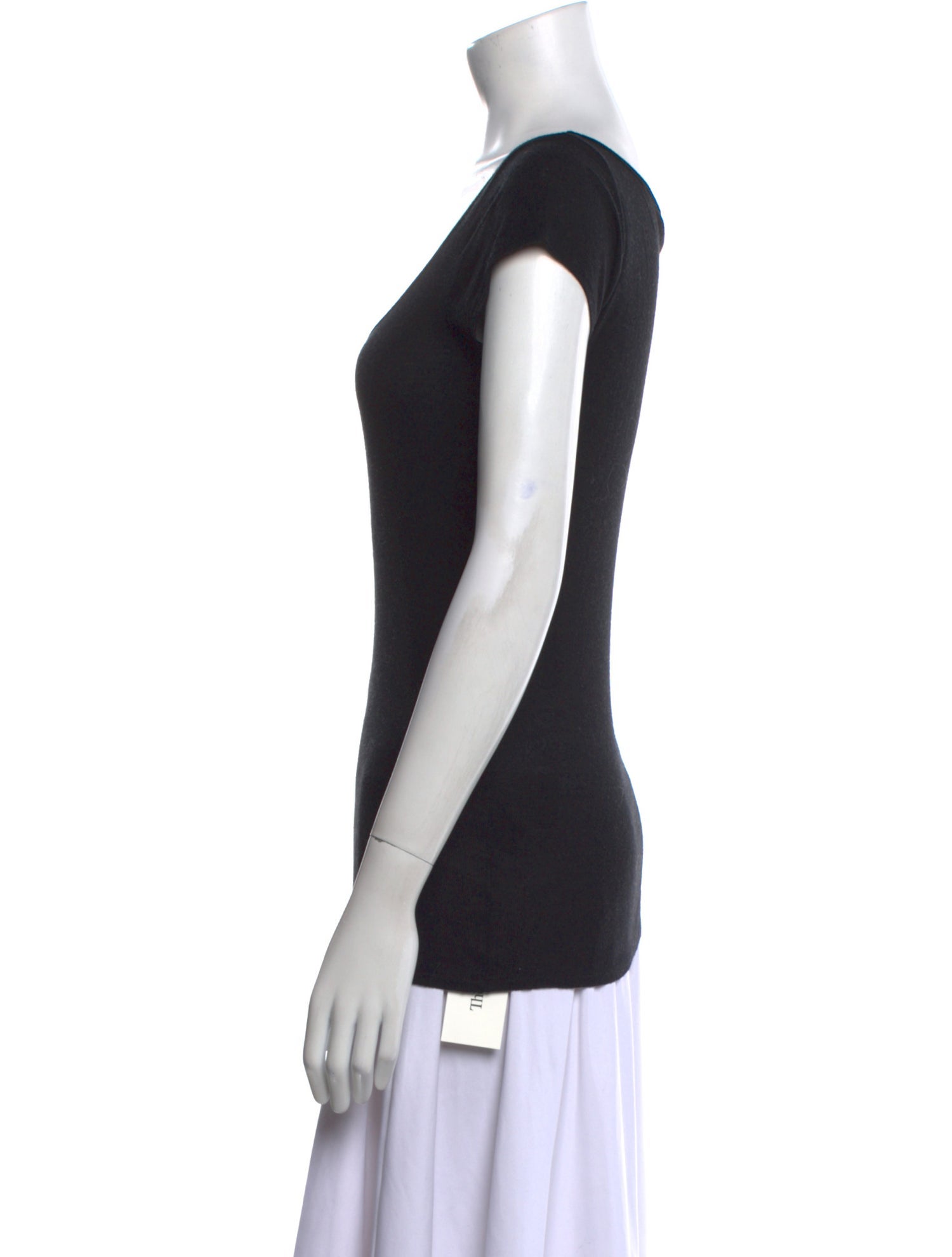 TOTEME Scoop Neck Short Sleeve T-Shirt