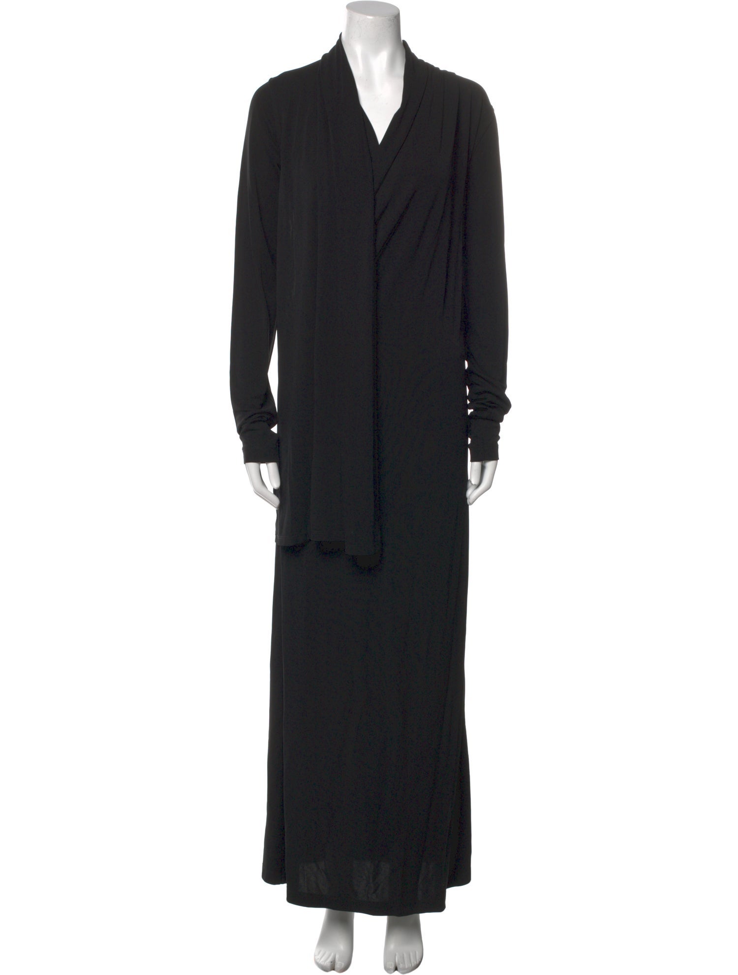 TOTEME Overlapped Jersey Long Dress