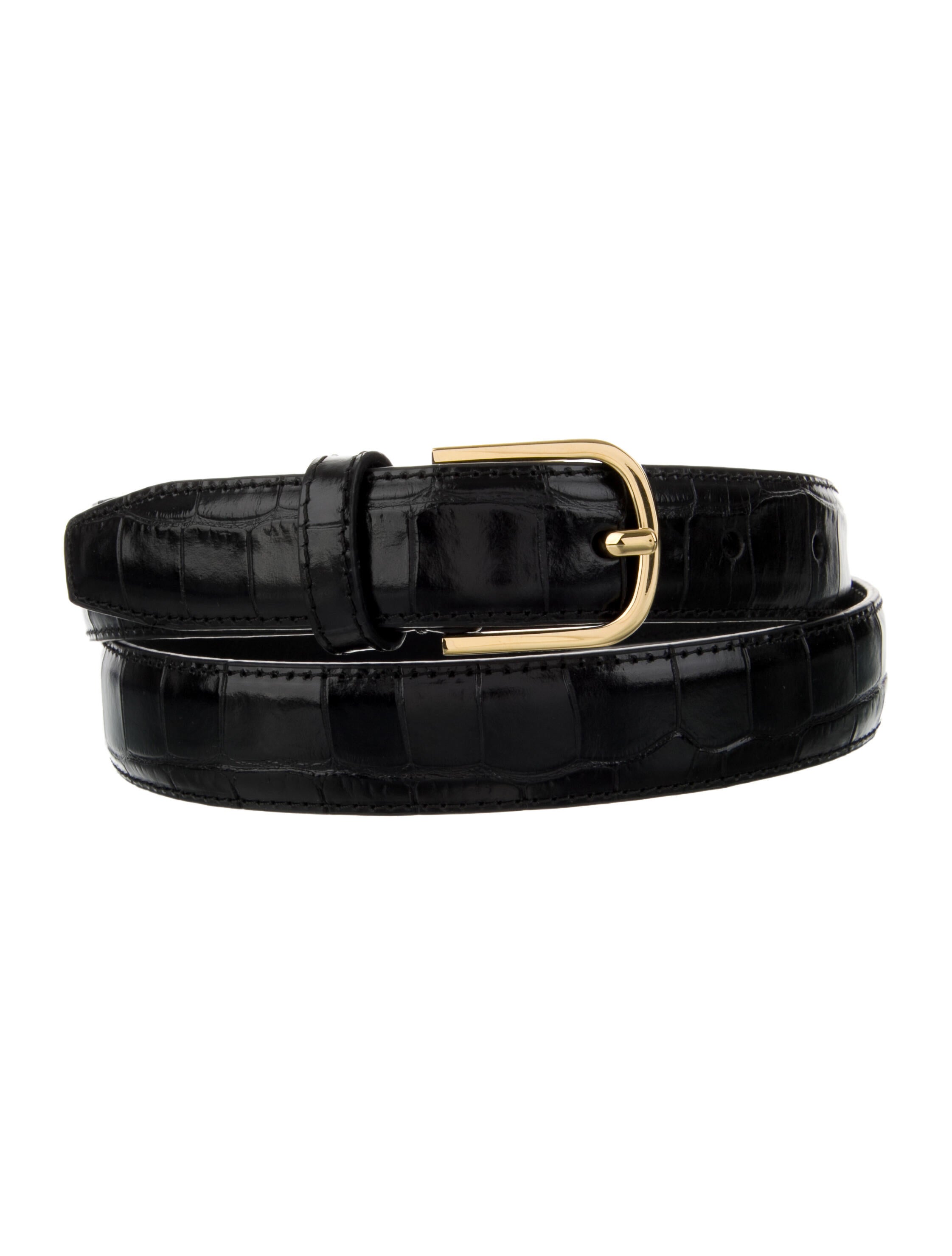 TOTEME Embossed Leather Belt