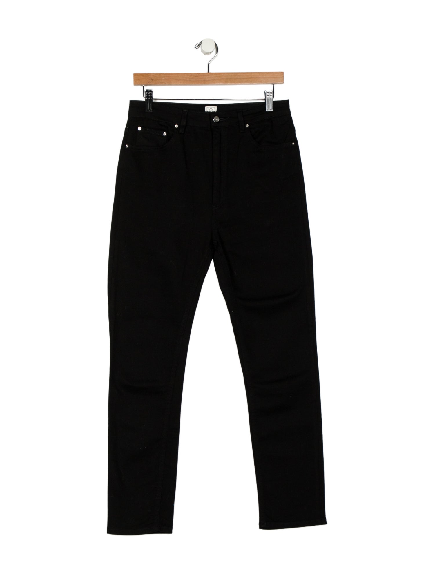TOTEME High-Rise Straight Leg Jeans