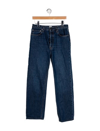 TOTEME Classic Cut Straight Leg Jeans