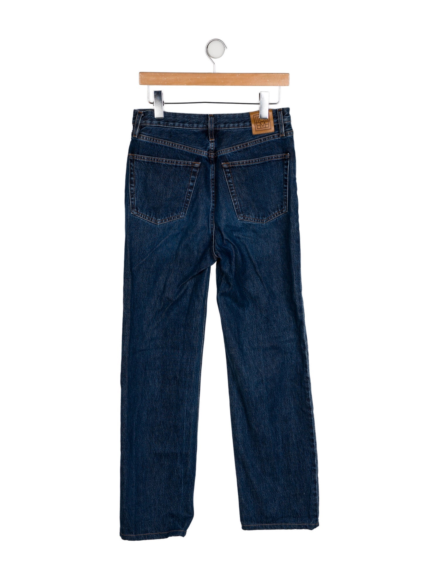 TOTEME Classic Cut Straight Leg Jeans
