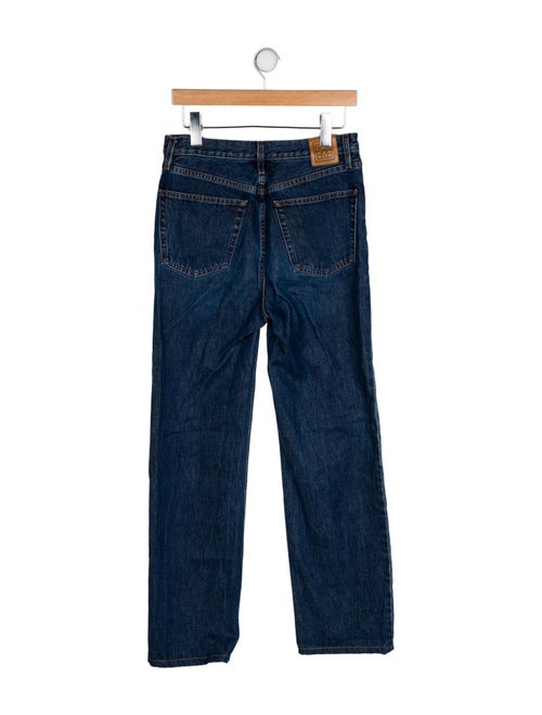 TOTEME Classic Cut Straight Leg Jeans