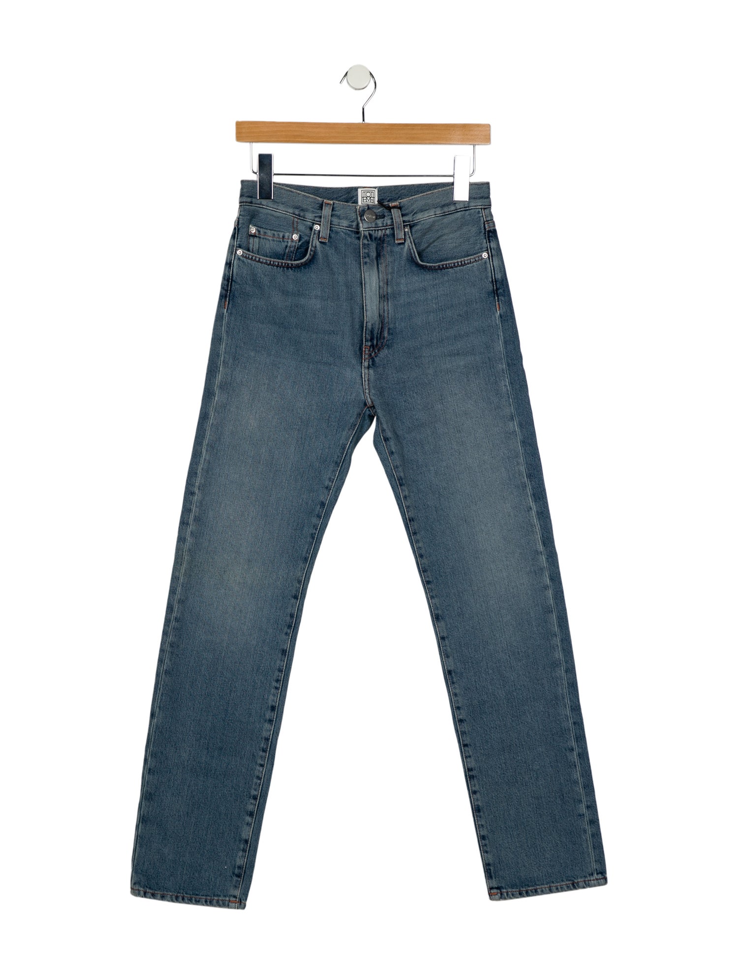 TOTEME High-Rise Straight Leg Jeans w/ Tags