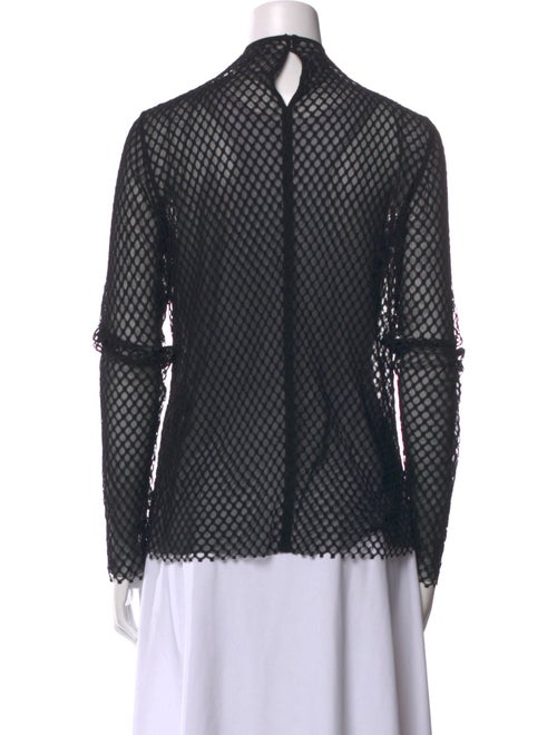 TOTEME Printed Mock Neck Blouse