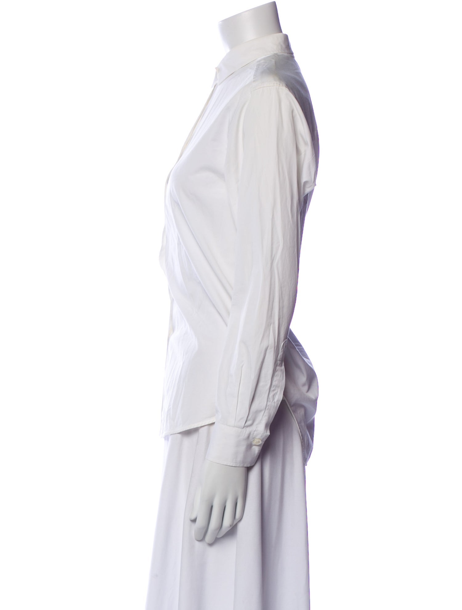 TOTEME Long Sleeve Button-Up Top