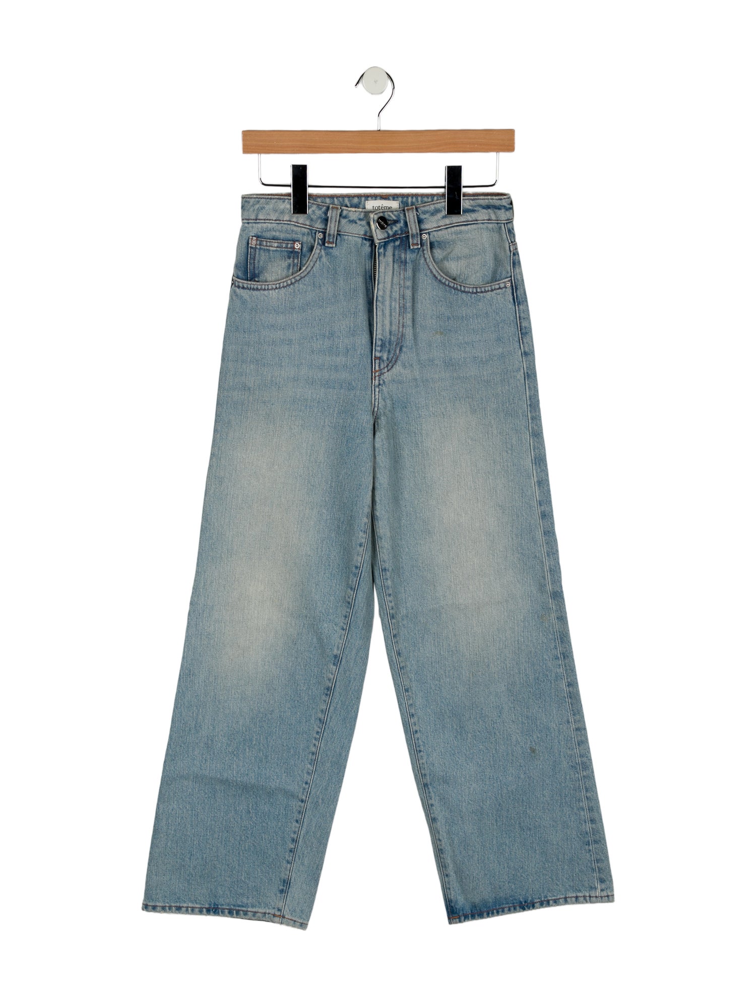 TOTEME High-Rise Wide Leg Jeans