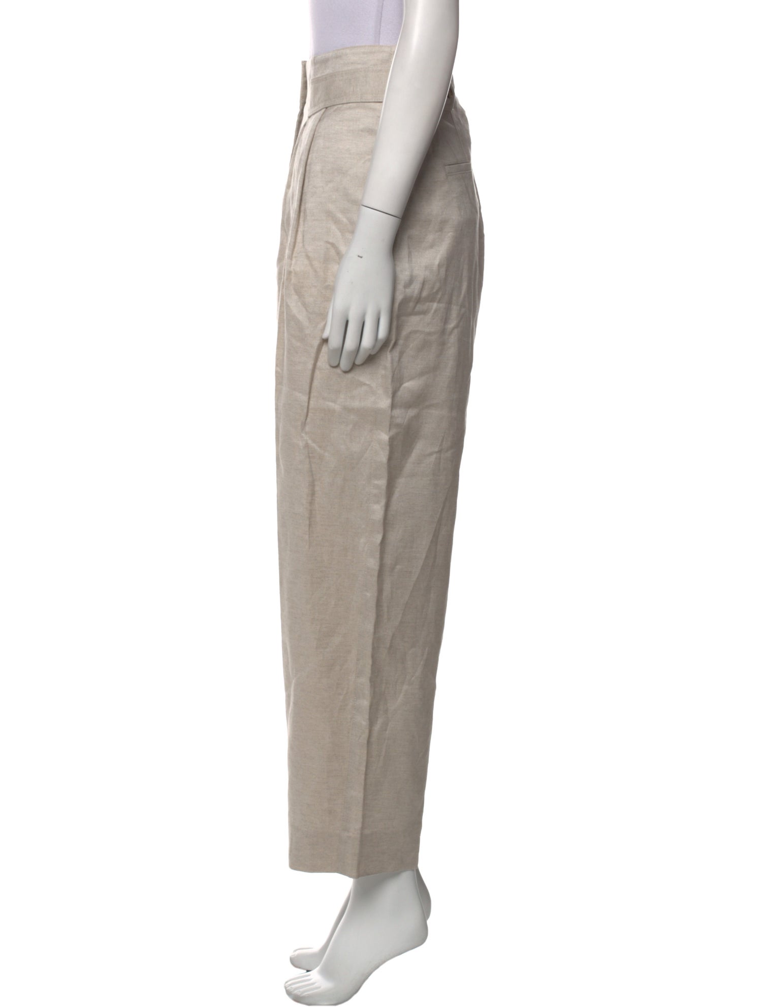 TOTEME Linen Wide Leg Pants