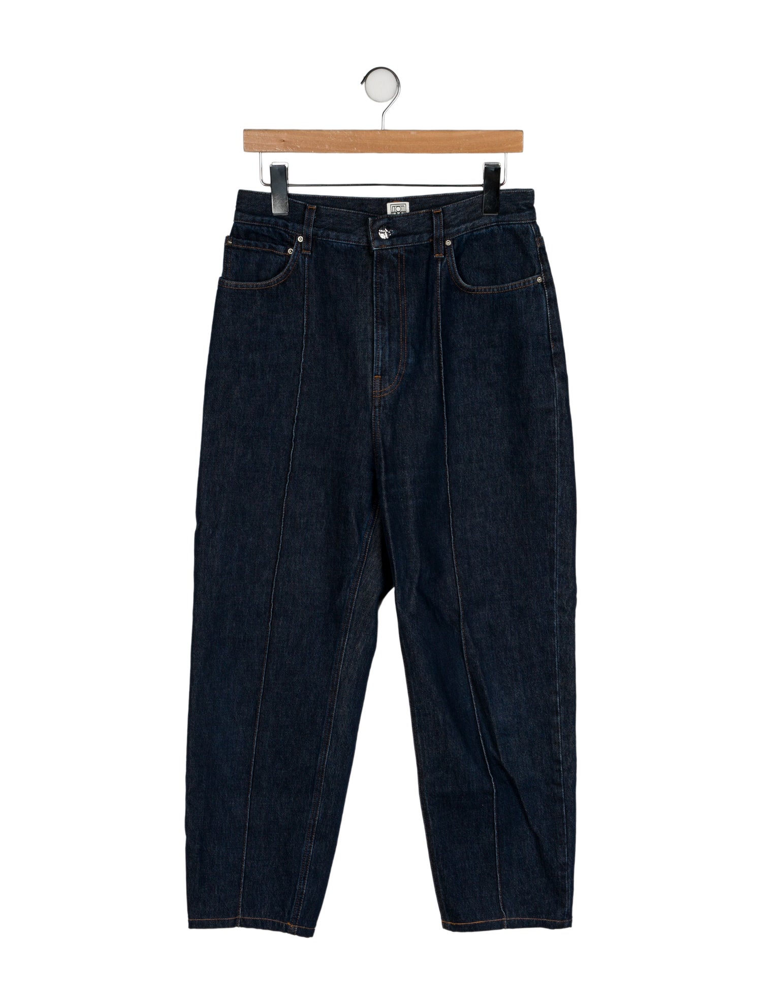 TOTEME High-Rise Straight Leg Jeans
