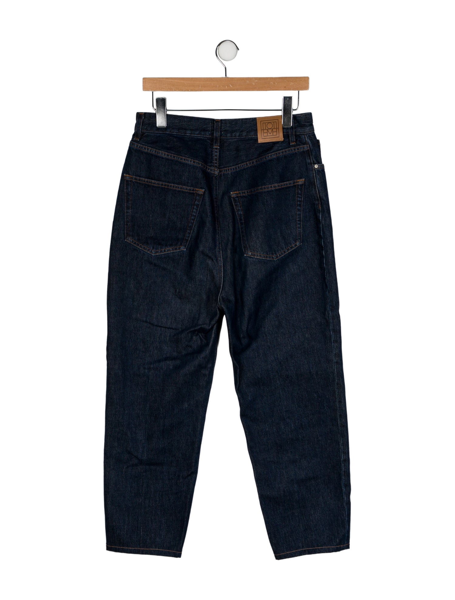 TOTEME High-Rise Straight Leg Jeans