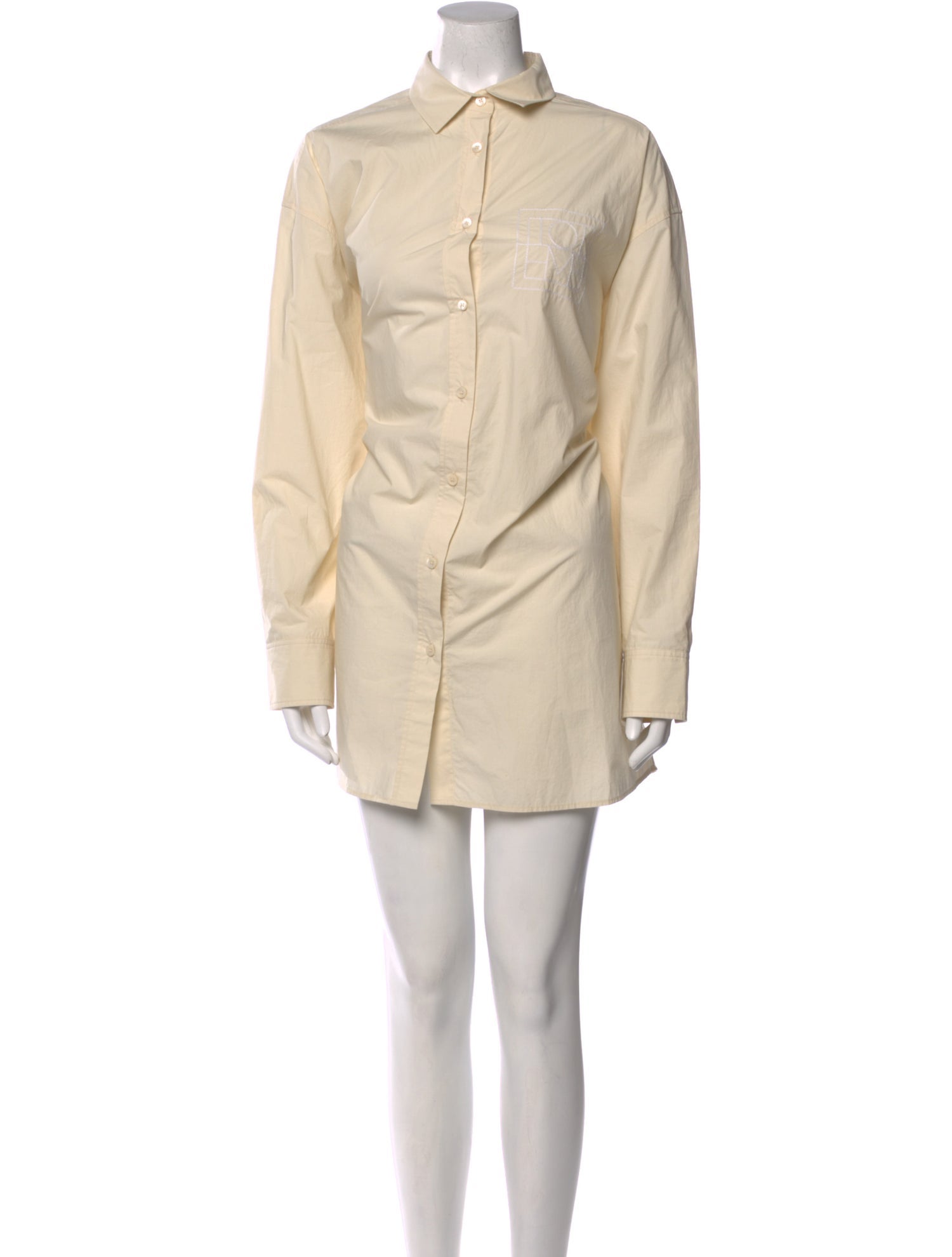 TOTEME Mock Neck Long Sleeve Tunic