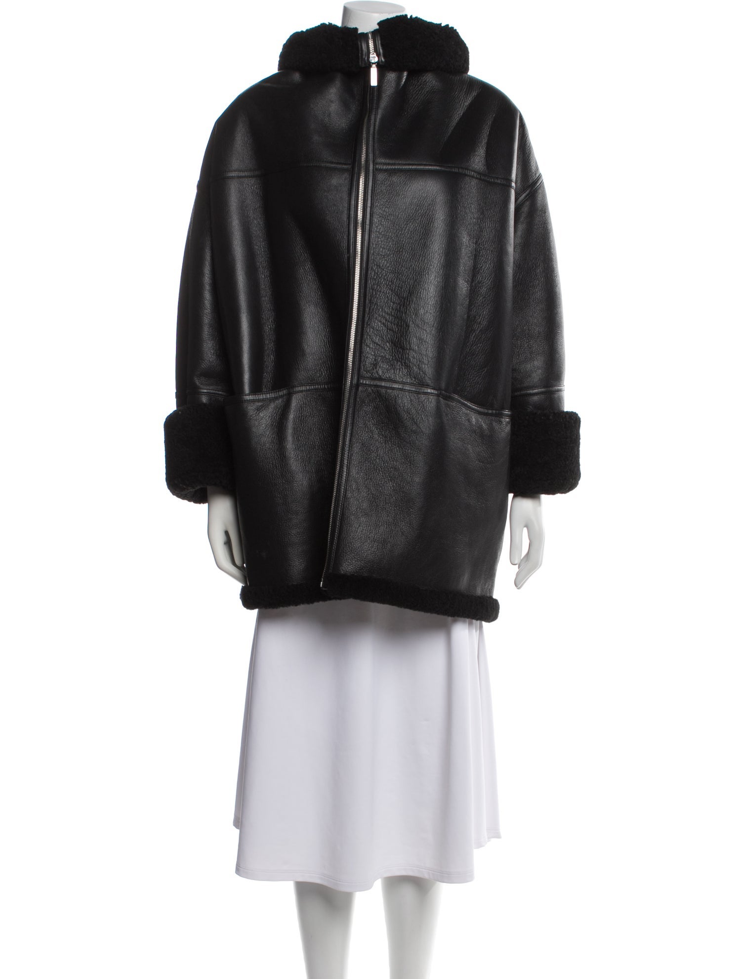 TOTEME Shearling Fur Coat