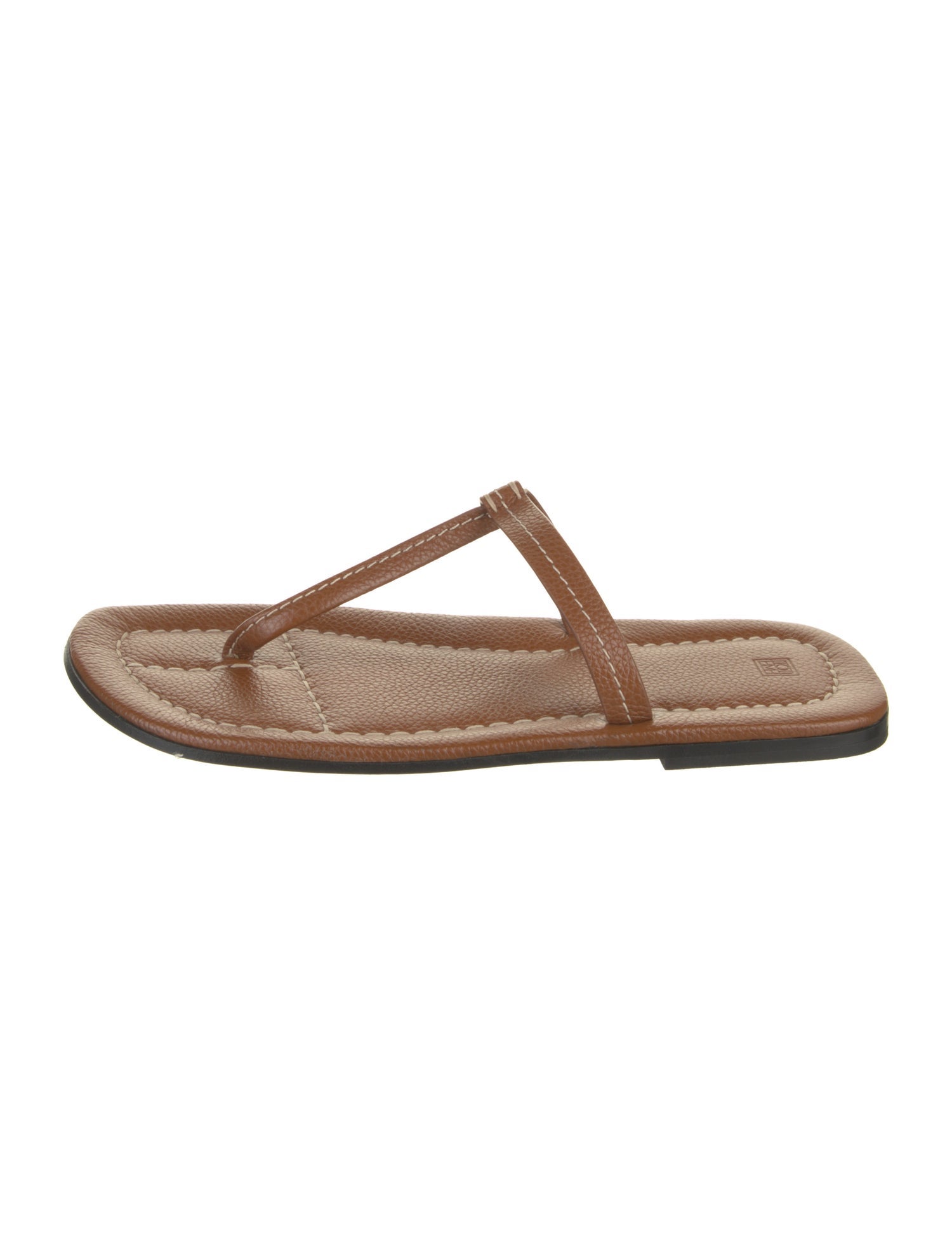 TOTEME Leather Flip Flops
