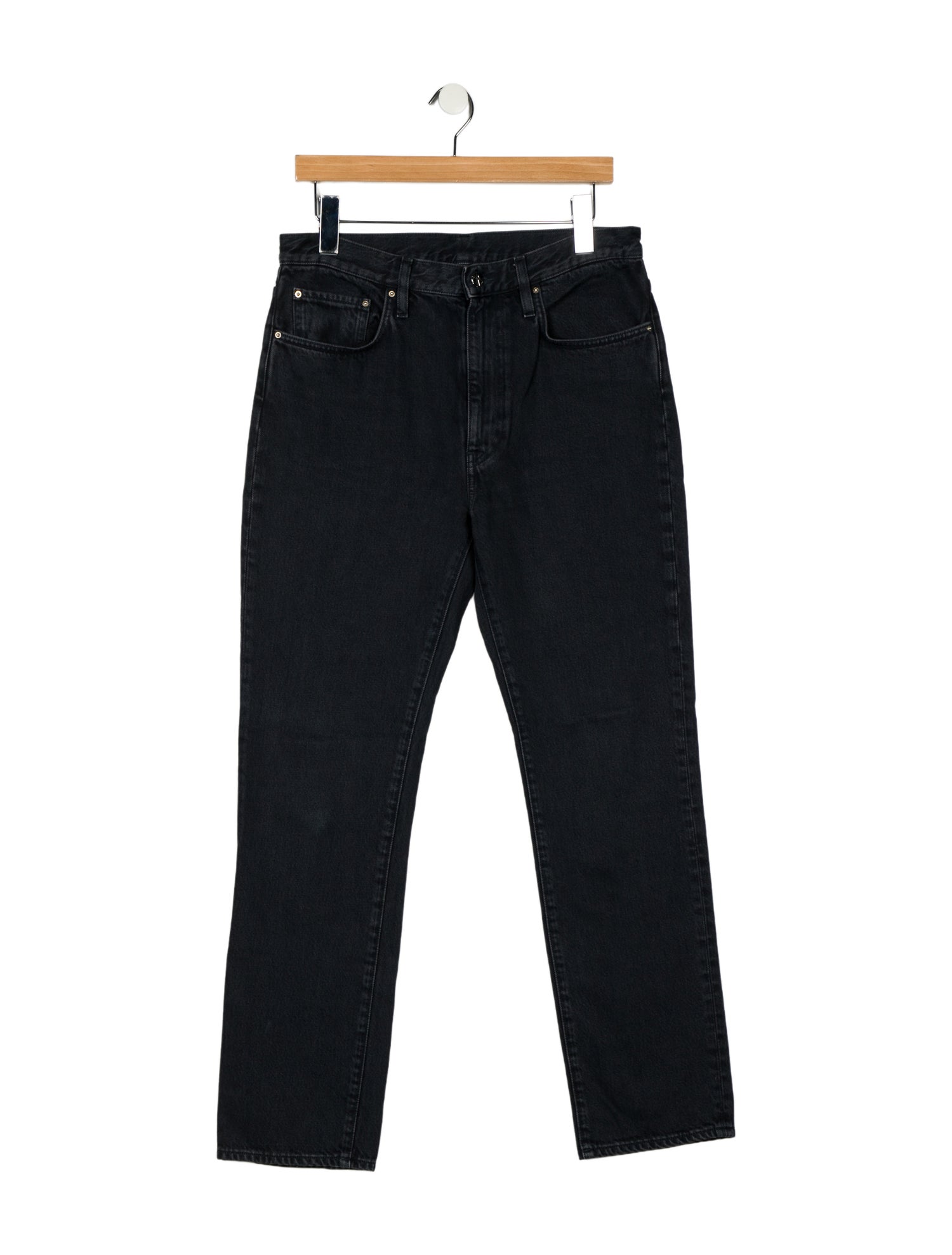 TOTEME High-Rise Straight Leg Jeans