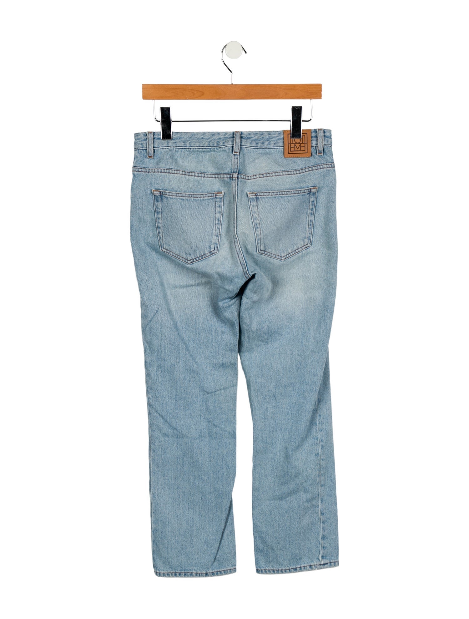 TOTEME Mid-Rise Straight Leg Jeans