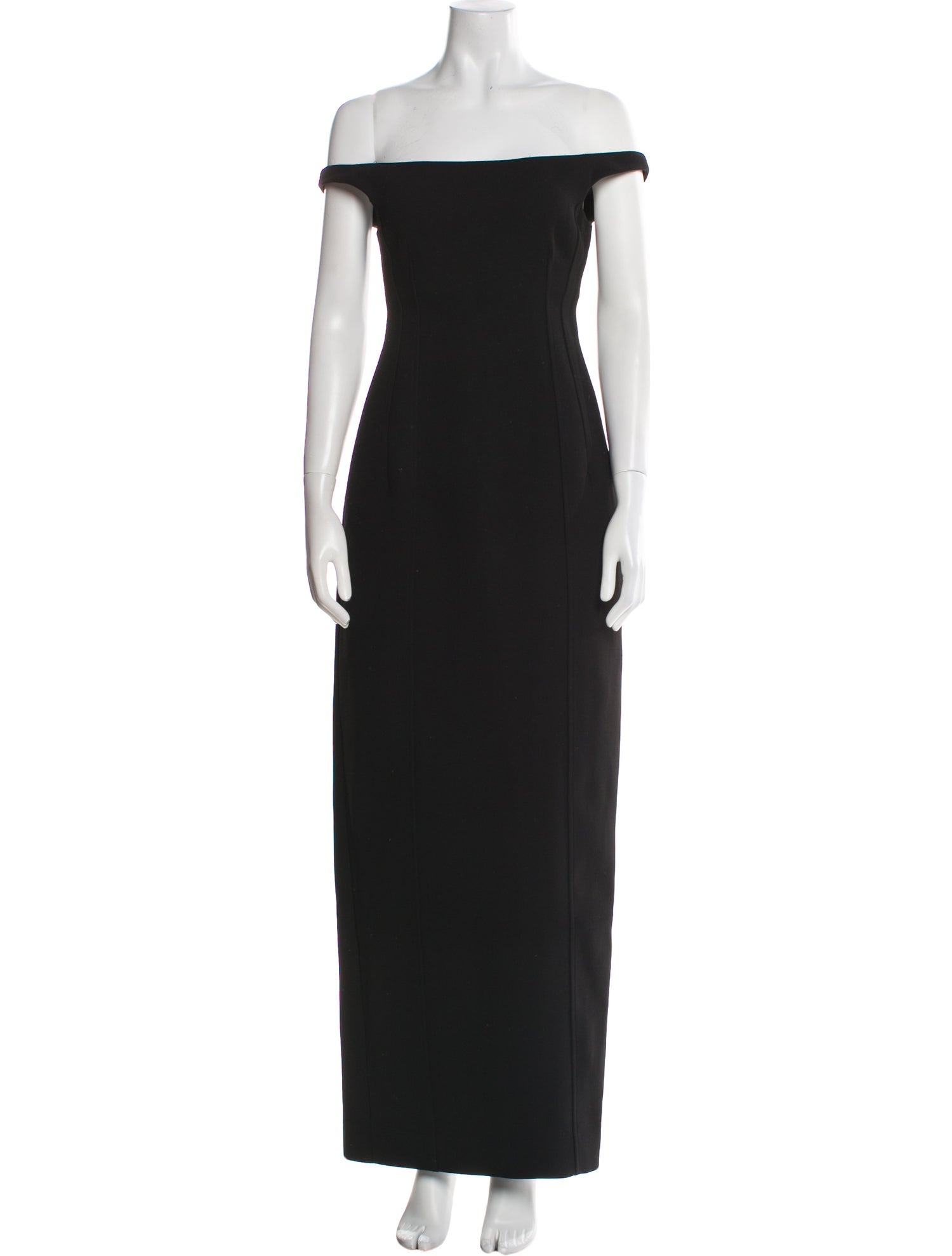 TOTEME Curved Off-Shoulder Dress Long Dress