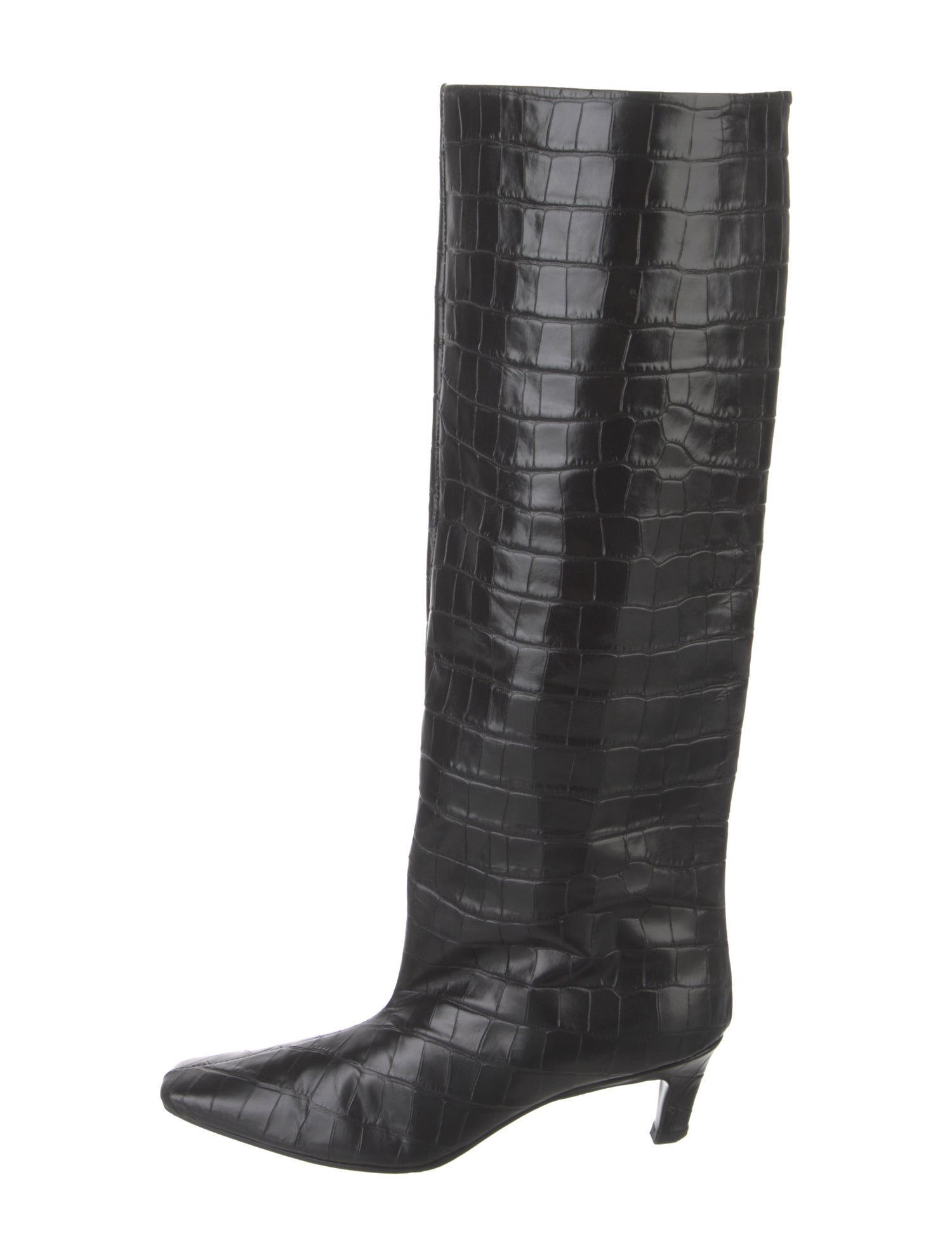 TOTEME Embossed Leather Boots
