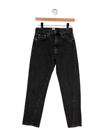TOTEME Twisted Seam Denim Straight Leg Jeans