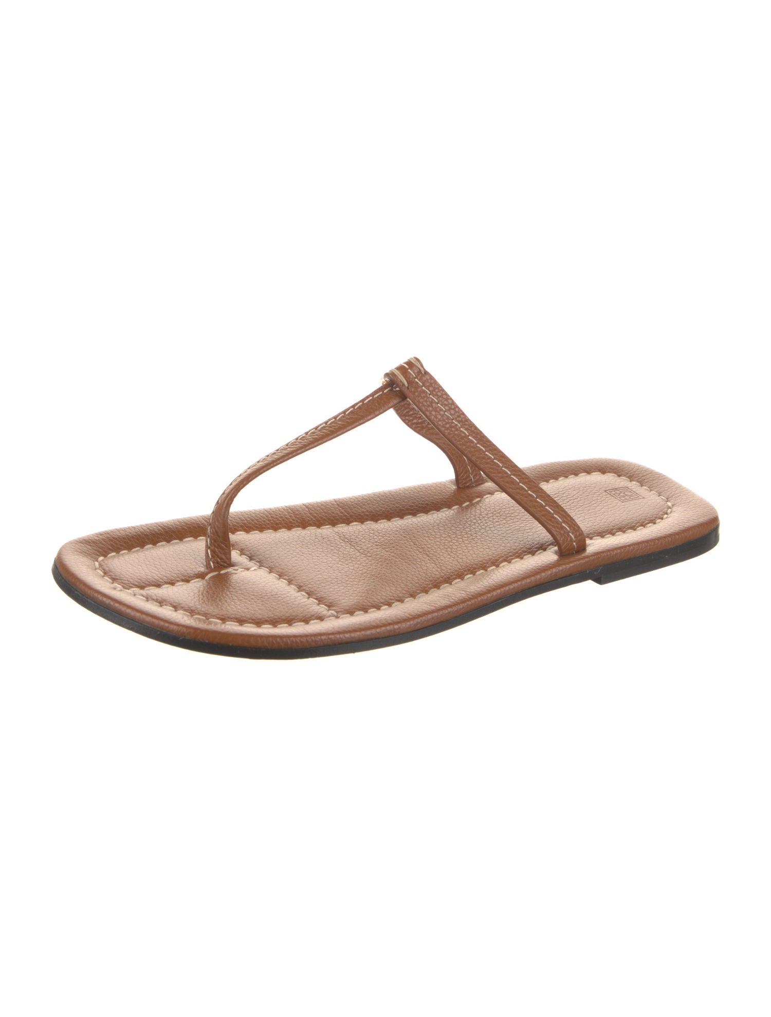 TOTEME Leather Flip Flops