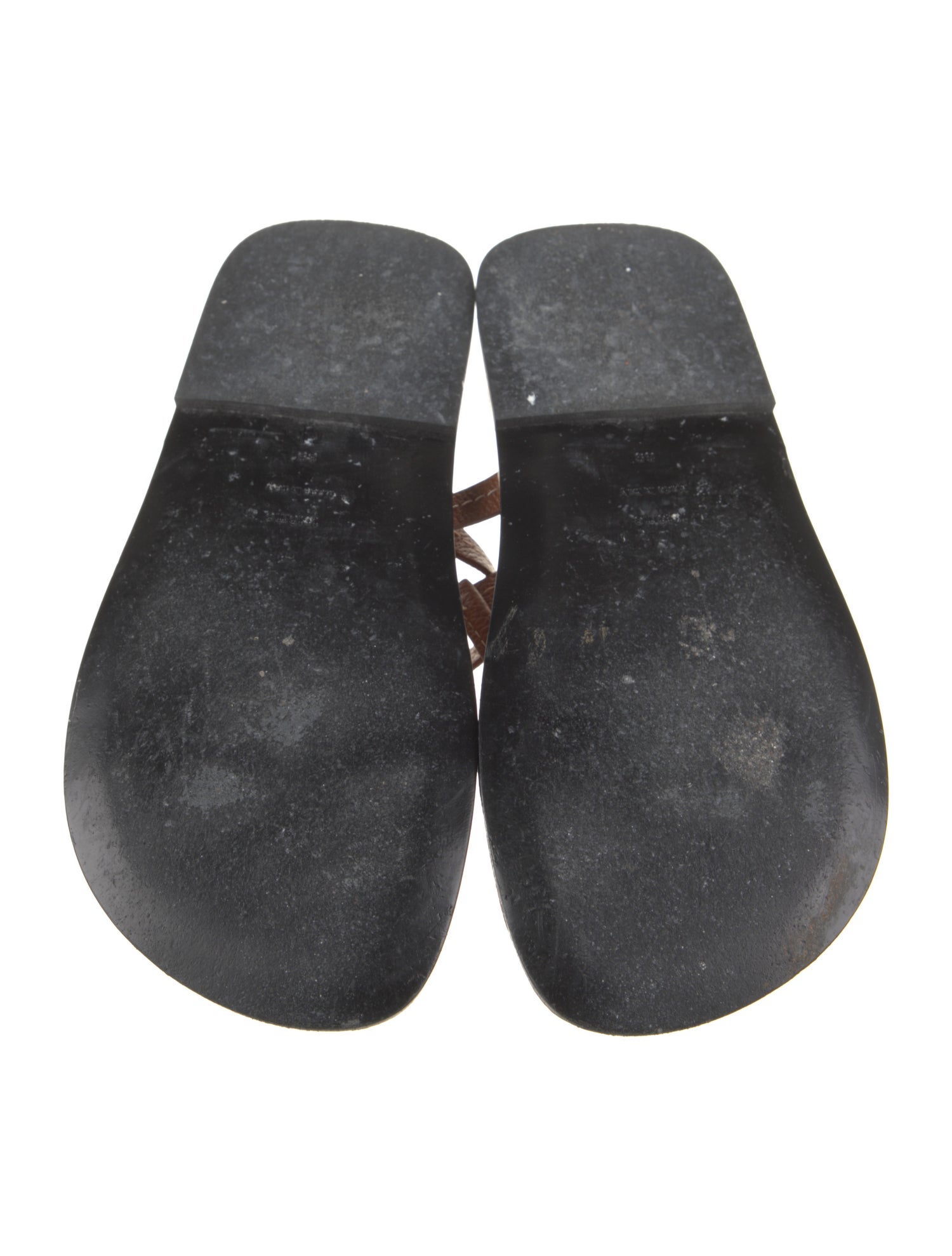 TOTEME Leather Flip Flops