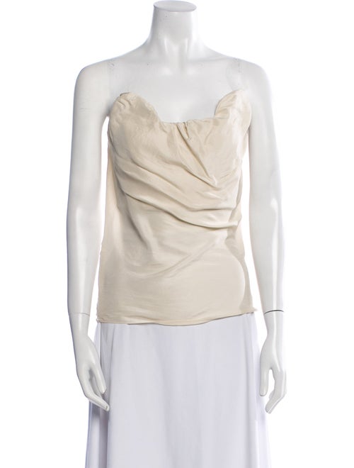 TOTEME Moulage Tube Top Silk Top