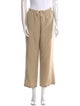 TOTEME Press Creased Drawstring Trouser Straight Leg Pants