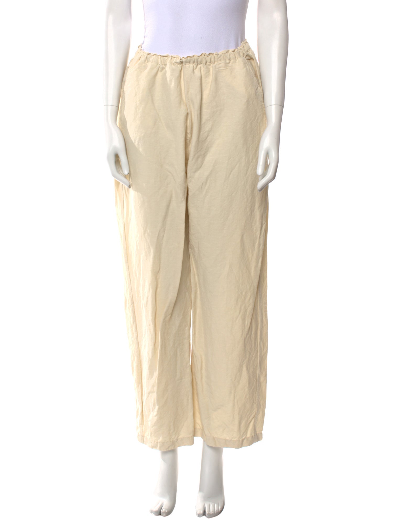 TOTEME Linen Wide Leg Pants