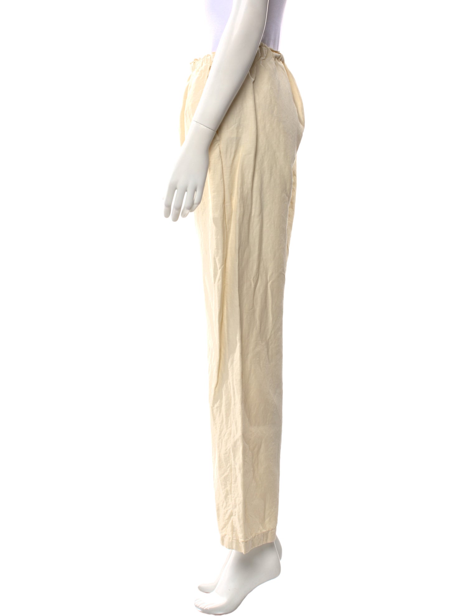 TOTEME Linen Wide Leg Pants