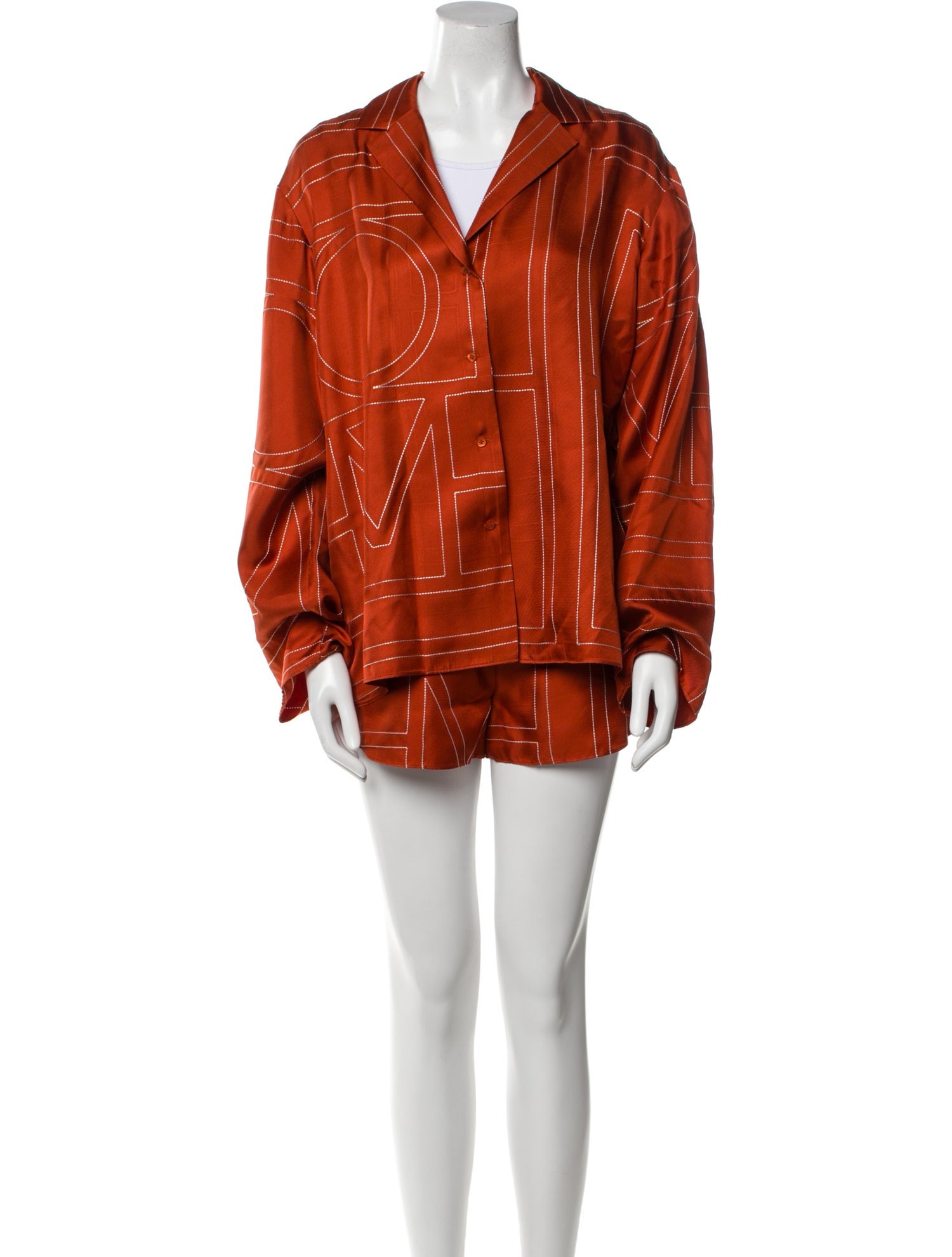 TOTEME Silk Short Set