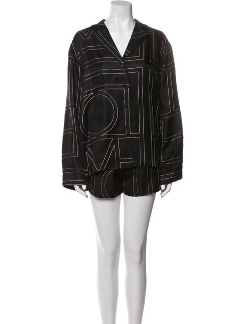 TOTEME Faux Shearling Short Set