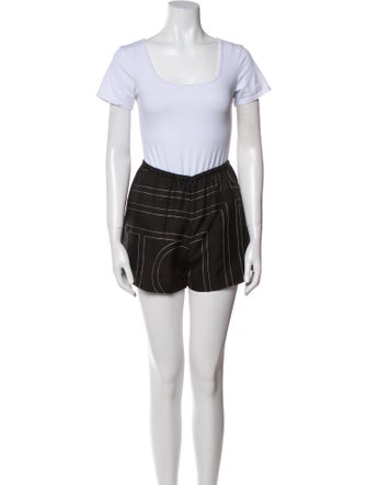 TOTEME Faux Shearling Short Set