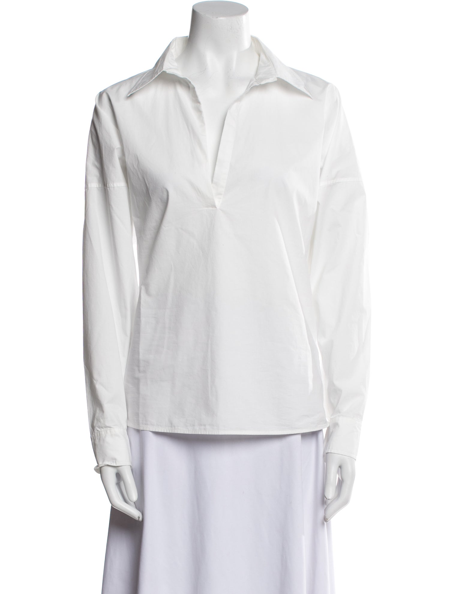 TOTEME V-Neck Long Sleeve Blouse