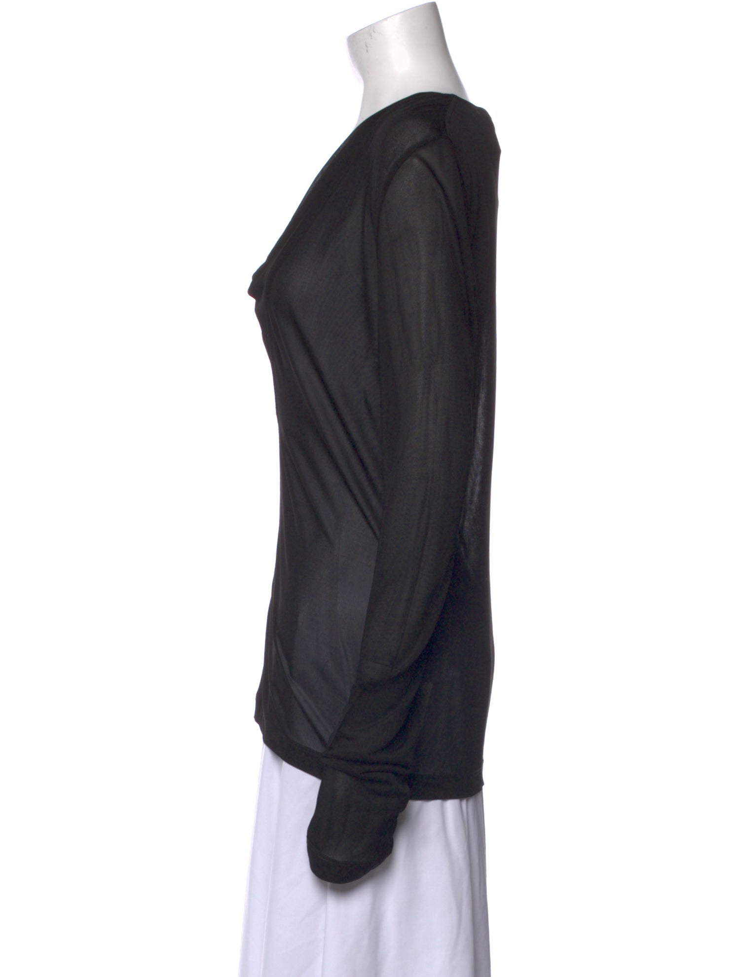 TOTEME Cowl Neck Long Sleeve Top w/ Tags